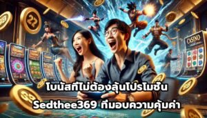 โบนัสที่ไม่ต้องลุ้นโปรโมชั่น Sedthee369 ที่มอบความคุ้มค่า-3