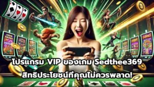 โปรแกรม Loyalty และ VIP Tier ของเกม Sedthee369 สิทธิประโยชน์ที่คุณไม่ควรพลาด!-6