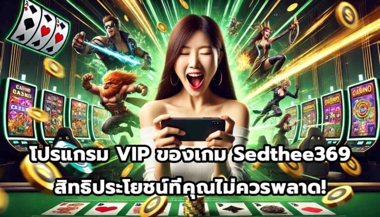 โปรแกรม Loyalty และ VIP Tier ของเกม Sedthee369 สิทธิประโยชน์ที่คุณไม่ควรพลาด!-6